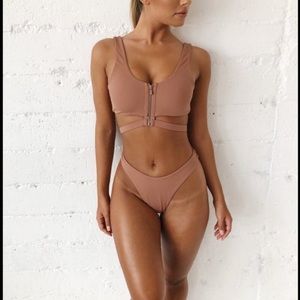 House of CB ‘Bondi’ mocha two piece bikini